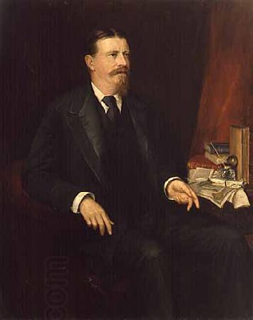 Adolfo Muller-Ury Painting of Governor William Rush Merriam oil painting picture